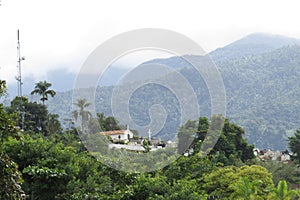 Old colonial cemetery seen from afar