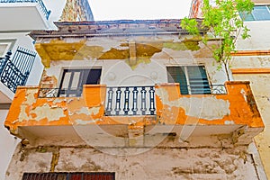 Old colonial house in Casco Viejo in Panama City