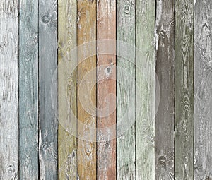 Old color wood planks background photo