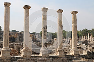 Old columns still standing