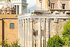 Old columns of Temple of Antoninus and Faustina, Rome, I