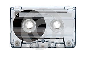 Old compact audio cassette (tape)