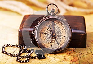 Old compass