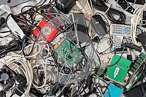 Old Computer Cables and Devices