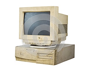 Old computer isolated