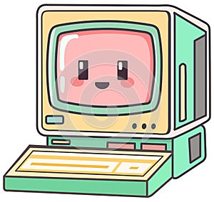 Old Computer Kawaii