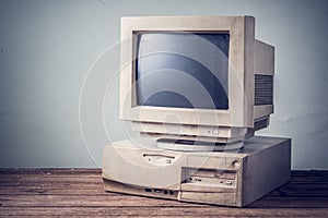 Old computer, vintage