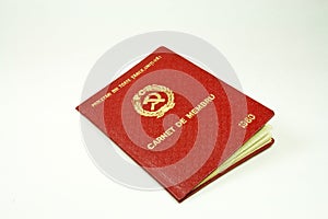 Old comunist party member book