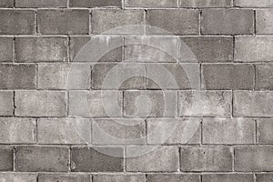 Old concrete blocks wall texture background. Unfinished rustic.decoration.loft idea background