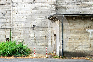 old concrete building at Siegen Germany photo