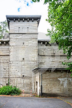 old concrete building at Siegen Germany photo