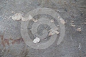 Old concrete floor with glue buildup and dirt