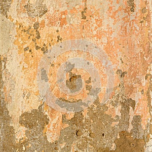 Old Concrete Painted Beige Pastel Wall Texture