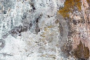 Old concrete surface with rich and various texture