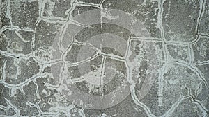 Old concrete wall crack for texture background