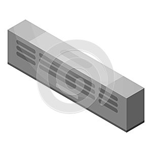 Old conditioner icon, isometric style