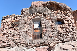 Old construction at Calico Ghost town