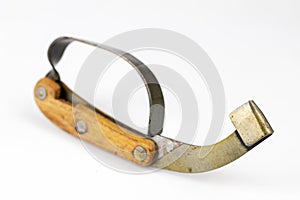 Old construction knife for resination. Accessories for laborers