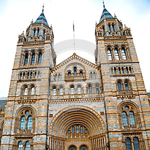 old construction in london englan europe brick wall and window