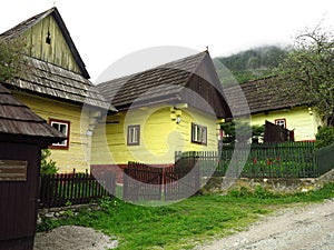 Old construction village, Vlkolinec, Slovakia