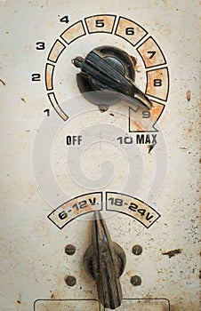 old control panel button