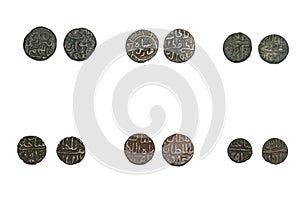 Old Copper Coins Collection India Delhi Sultanate and Malwa Sultanate  Bahmani Sultanate