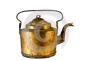 Old copper kettle