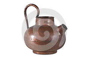 Old copper kettle