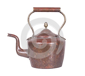 Old copper kettle