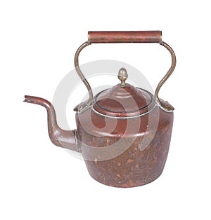 Old copper kettle