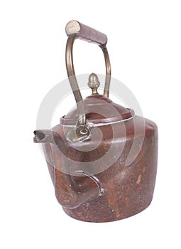 Old copper kettle