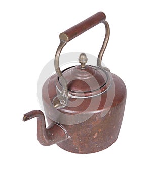 Old copper kettle