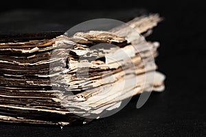 Old copy of the book Bible