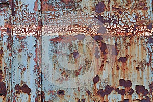 Old corroded steel surface