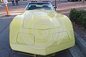 Old Corvette Car at the car show