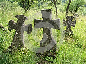 Old cossacs burial photo