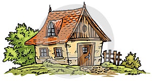 Old Cottage clip-art