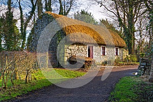 Old cottage house in Bunratty Folk Park