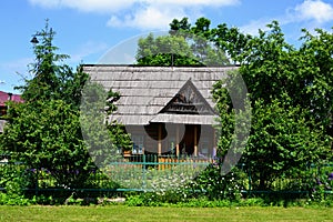 Old cottage, rural landscape