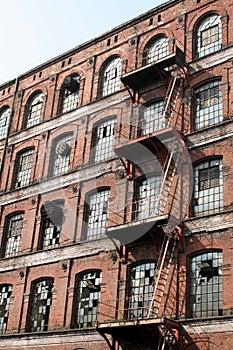 Old cotton factory in Europe 2 photo
