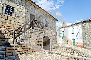 Old council house in Penamacor, medieval village in the Beira Baixa region of Portugal photo