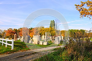 Old country cemetery