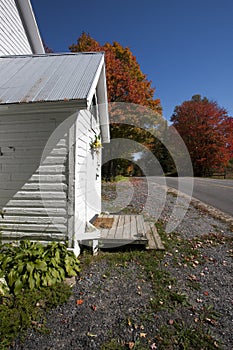 Old Country Church in Autumn