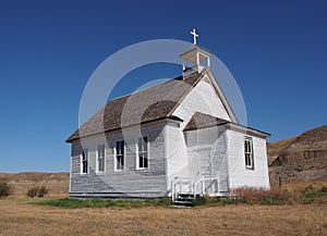 Old Country Church At Dorothy Alberta