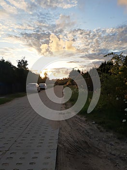 old country road -Poland