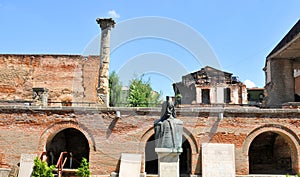 Old court in Bucharest, Romania