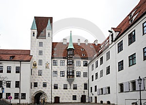 Old Court in Munich, Germany. Former residence of Louis IV