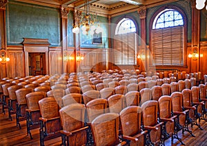 Old Courtroom Spectator Seating photo