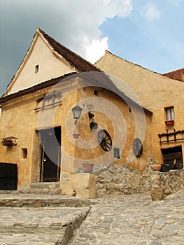 Old courtyard house - medieval stronghold