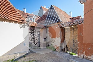 Old courtyard in Tallinn